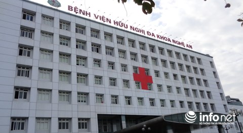 Bệnh viện Hữu nghị Đa khoa Nghệ An, nơi chị Hoa được các Bác sỹ phẩu thuật, cắt ruột thừa nội soi.