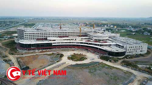 Toàn cảnh của khu bệnh viện Bạch Mai và Việt Đức cơ sở 2 tại Hà Nam