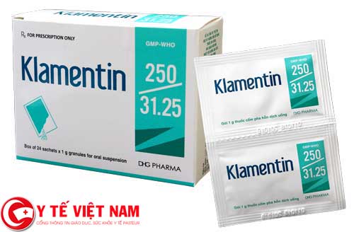 Hướng dẫn liều dùng của thuốc Klamentin
