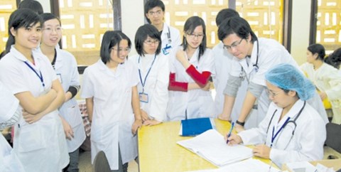 Kỳ thi BSNT ở Việt Nam chỉ có 20-30% sinh viên Y khoa đỗ. Ảnh minh họa.