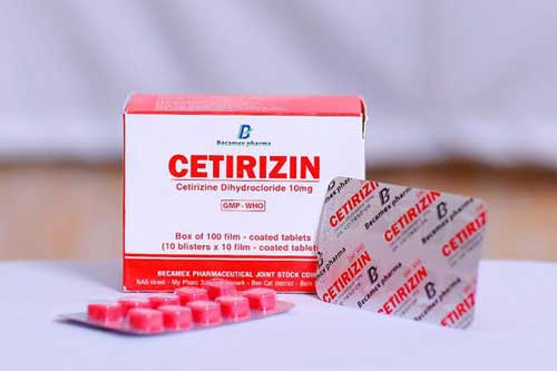 Tác dụng của thuốc Cetirizine