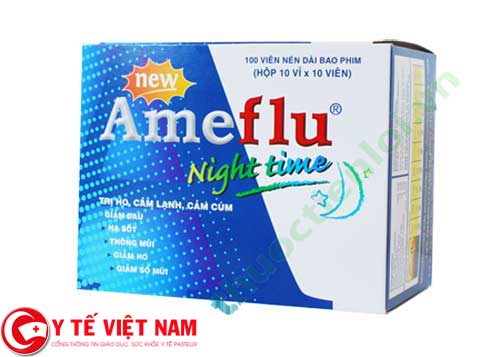 Trường hợp nào không được dùng thuốc Ameflu ban đêm