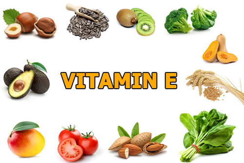 Chú ý chế độ ăn uống bổ sung vitamin E