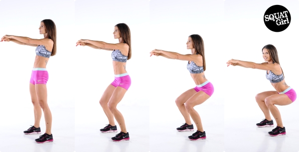 Tập squat để có cơ thể khỏe mạnh vòng 3 căng tròn